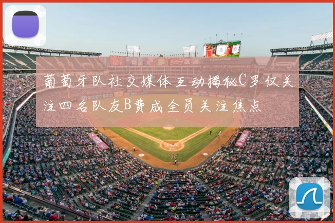 葡萄牙队社交媒体互动揭秘C罗仅关注四名队友B费成全员关注焦点